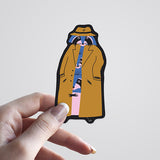 Betiobca Vinyl Sticker - Trenchcoat Raccoons