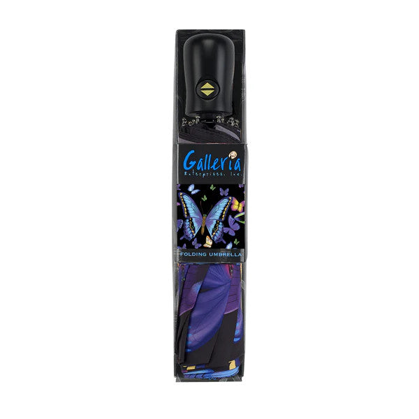 Galleria Folding Umbrella - Moonlight Butterflies