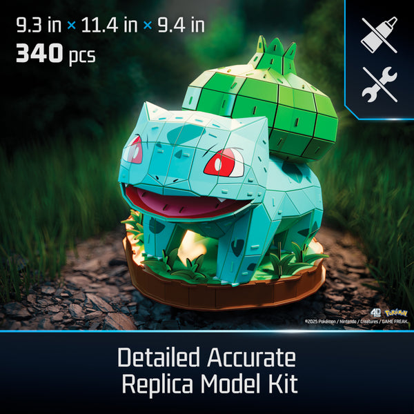 4D Build 3D Pokémon Model Kit - Bulbasaur
