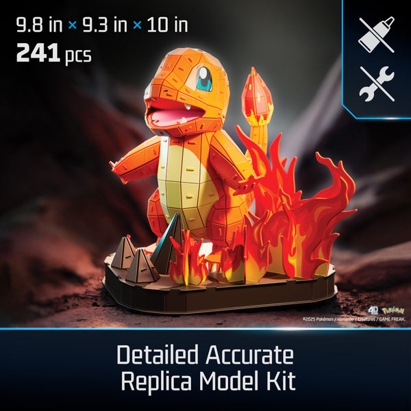 4D Build 3D Pokémon Model Kit - Charmander
