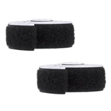 Home Essentials Hook & Loop Fasteners, Self-Adhesive, 26" Black 2pk