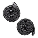 Home Essentials Hook & Loop Fasteners, Self-Adhesive, 26" Black 2pk