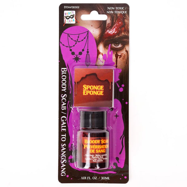Party Gear Fake Blood Kit 30ml with Sponge