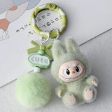 Sinomd Labubu-Inspired Plush Keychain Backpack Clip - Assorted