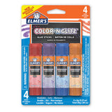 Elmer's Colour 'N Glitz Glue Sticks 4pk