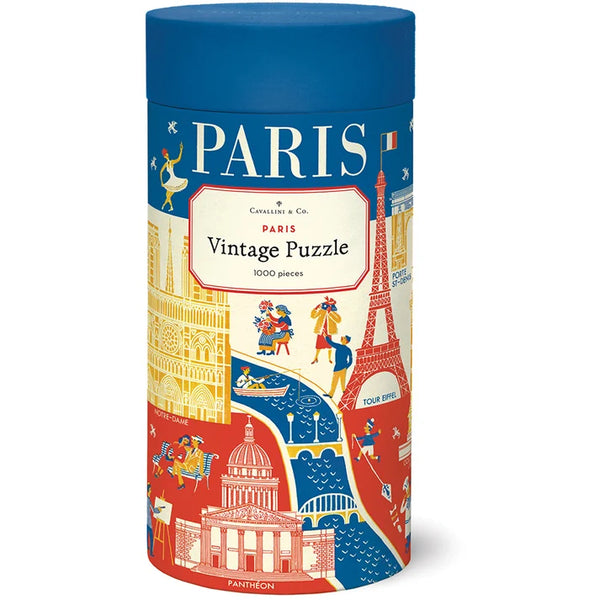 Cavallini 1000pc Vintage Puzzle - Paris