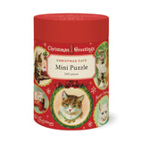 Cavallini 240pc Mini Puzzle - Christmas Cats