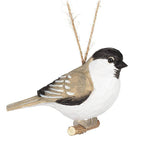 Abbott Hanging Wood Ornament - Chickadee