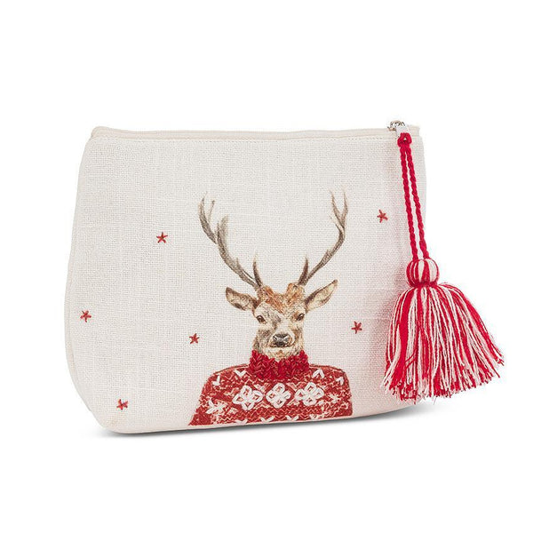 Abbott Cotton Pouch - Sweater-Dressed Stag