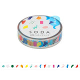 Hitotoki SODA Transparent Masking Tape 10mm Palette