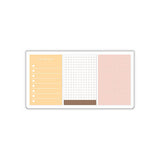 EMILy Sticky Notes Memo Set 3pk Orange/Pink