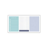 EMILy Sticky Notes Memo Set 3pk Turquoise/Purple