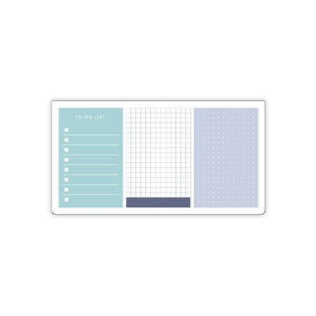 EMILy Sticky Notes Memo Set 3pk Turquoise/Purple