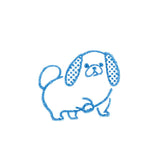 Kori Jirushi Clear Stamp, Small - Pekinese Dog