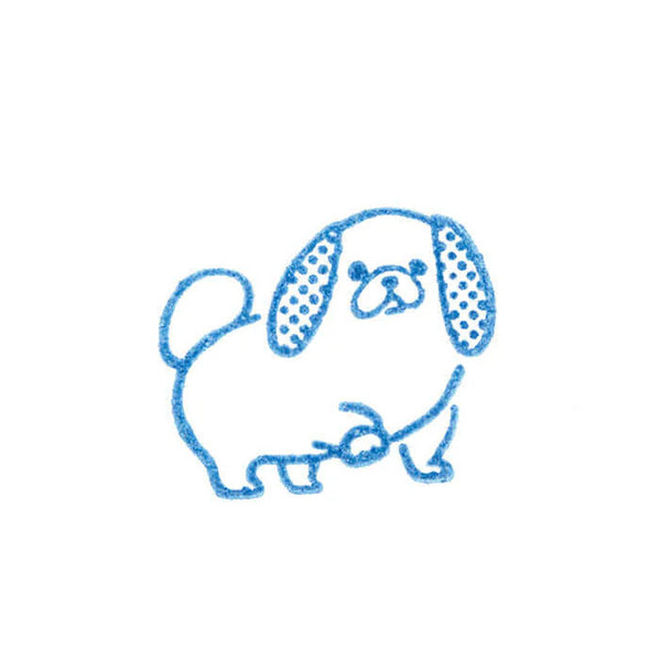 Kori Jirushi Clear Stamp, Small - Pekinese Dog