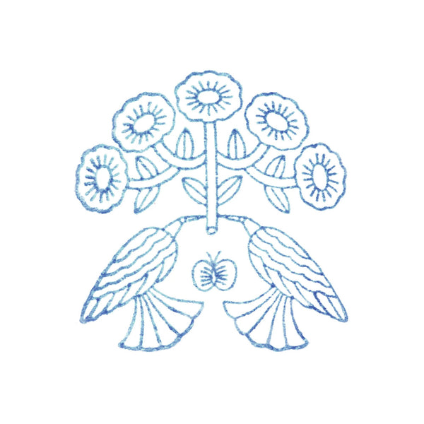 Kori Jirushi Clear Stamp, Large - Full Bloom