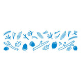 Kori Jirushi Clear Stamp, Large - Autumn Nuts