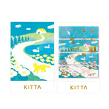 Hitotoki KITTA Compact Washi Tape Sticker Set - Hill