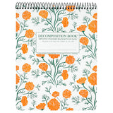Decomposition Notebook, Topbound - California Poppies