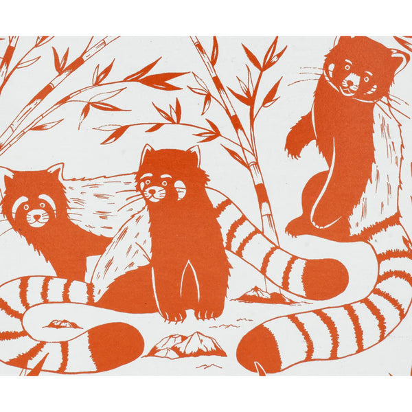 Decomposition Pocket Notebook, Topbound - Red Pandas