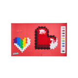 Plus-Plus 250pc Puzzle By Number - Hearts