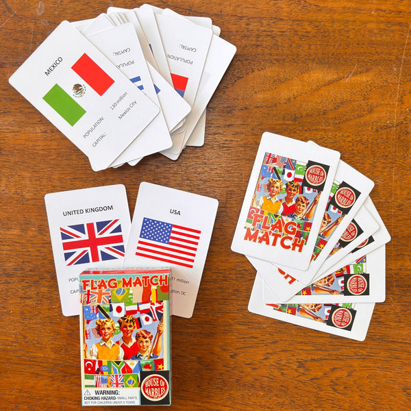 House of Marbles Flag Match Card Game