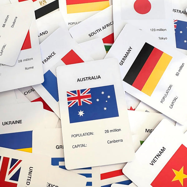 House of Marbles Flag Match Card Game