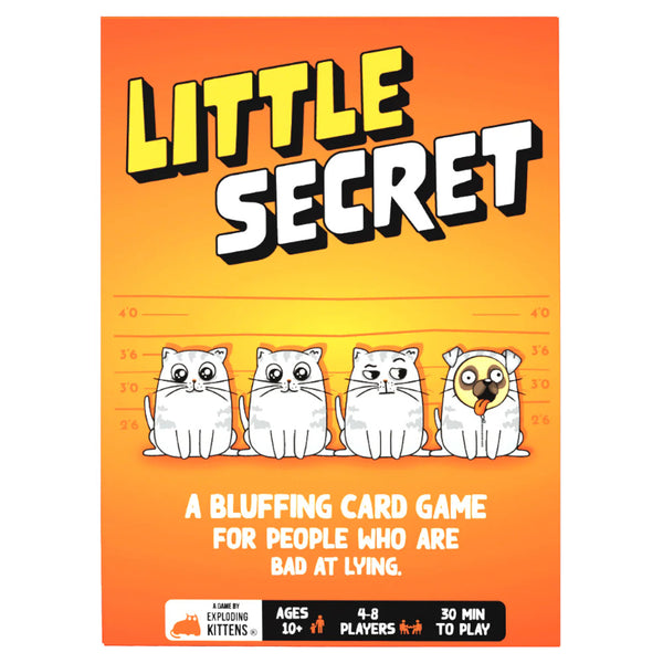Exploding Kittens Bluffing Card Game - Little Secret
