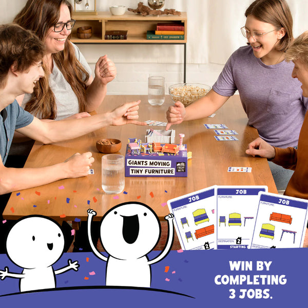 Exploding Kittens Party Game - Giants Moving Tiny Furniture