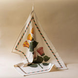 Roomytown Organic Cotton Tea Towel - Festival of Flowers