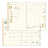 Midori 2026 Agenda, Weekly/Monthly - B6, Cats