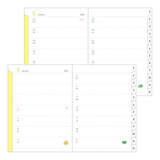 Midori 2026 Agenda, Weekly/Monthly - A6, Dogs