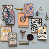 Danica Studio Cotton Cover Notebooks Set of 2 - Block Print, Myth