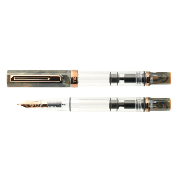 TWSBI Eco Serpentine & Bronze Fountain Pen, Medium Nib