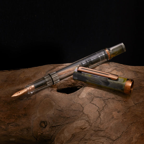 TWSBI Eco Serpentine & Bronze Fountain Pen, Medium Nib