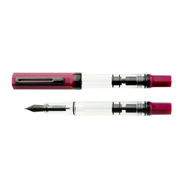 TWSBI Eco Plum & Onyx Fountain Pen, Medium