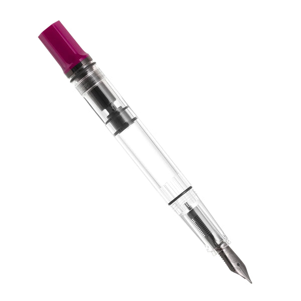 TWSBI Eco Plum & Onyx Fountain Pen, Medium