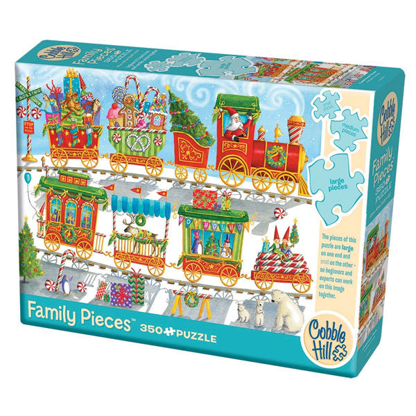 Cobble Hill 350pc Family Puzzle - Christmas Train