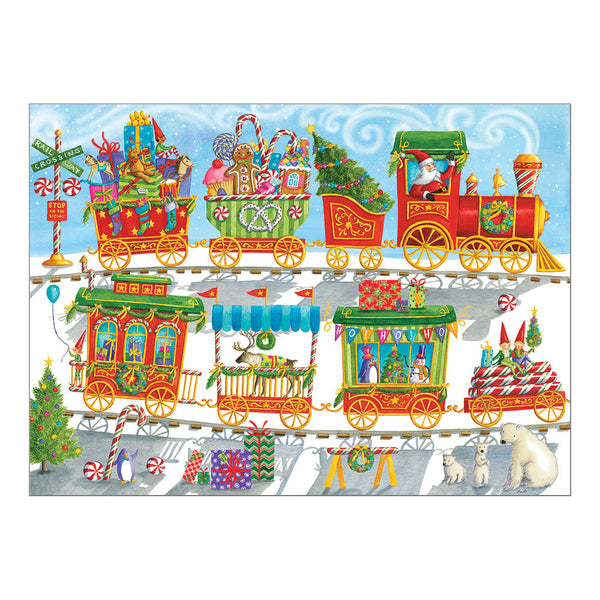 Cobble Hill 350pc Family Puzzle - Christmas Train