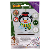 Craft Buddy Crystal Art Buddies Ornament Kit - Snowman