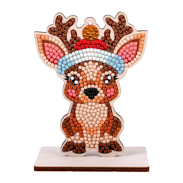 Craft Buddy Crystal Art Buddies Ornament Kit - Reindeer