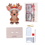 Craft Buddy Crystal Art Buddies Ornament Kit - Reindeer