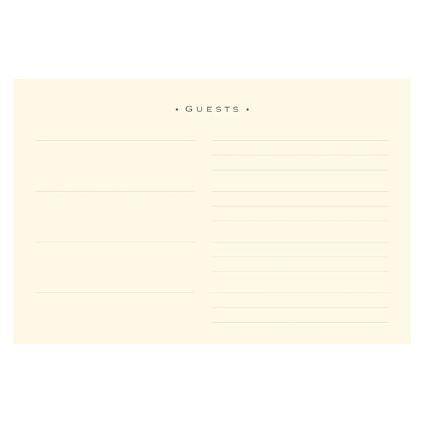 Peter Pauper Press Classic Black Guest Book