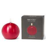 Abbott LED Flameless Candle: Red Ball