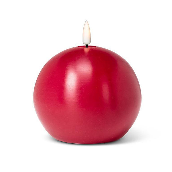 Abbott LED Flameless Candle: Red Ball