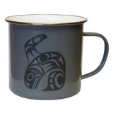 Native Northwest 17oz Enamel Mug - Orca