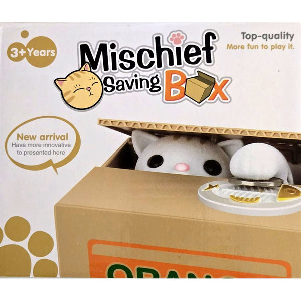 Jabco Mischief Cat Mechanical Money Saving Box