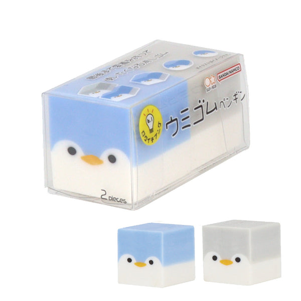 Bandai-Namco Sun-Star Animal Erasers 2pk Penguins