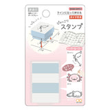 Bandai-Namco Sun-Star Pyokkori Popping Stamp Set 3pk Axolotls