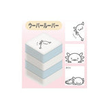 Bandai-Namco Sun-Star Pyokkori Popping Stamp Set 3pk Axolotls